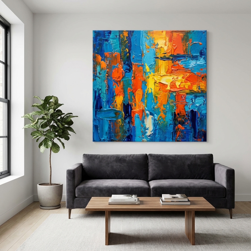 Abstract Wall Painting